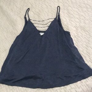 Low back v cut tank